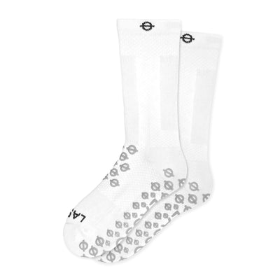 GRIP Performance Compression Socks White Lassogear 